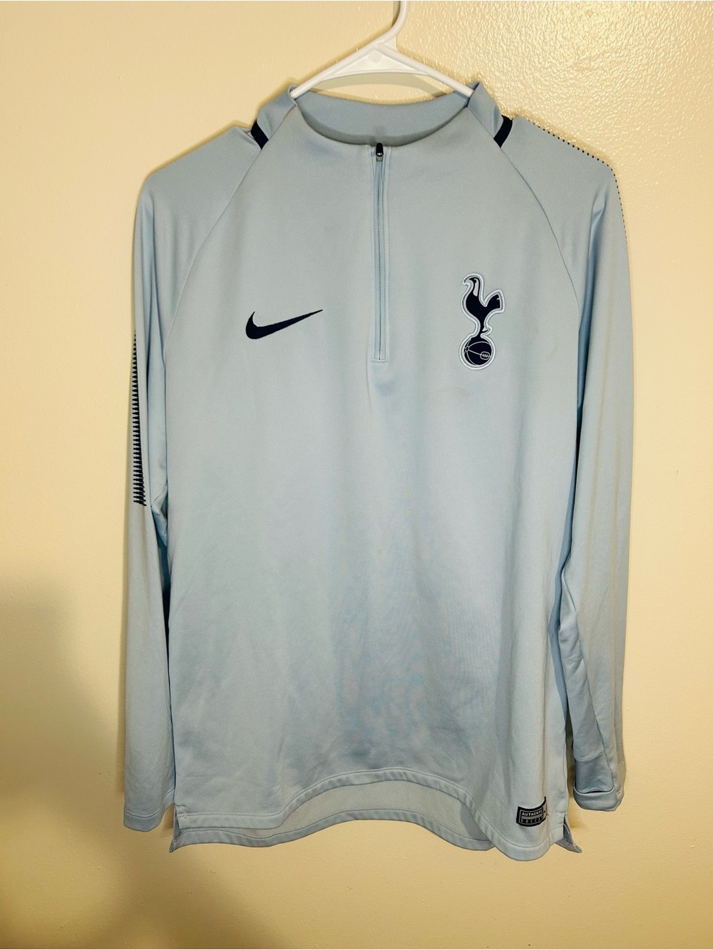 Nike Light Blue Tottenham Hotspur 1/4 Zip Training Top